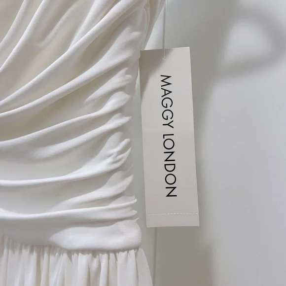 🤍3xHP🤍 Gorgeous White Cocktail Dress - Picture 7 of 16